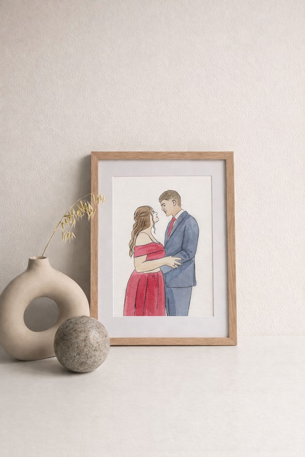 Artist sketching at wedding